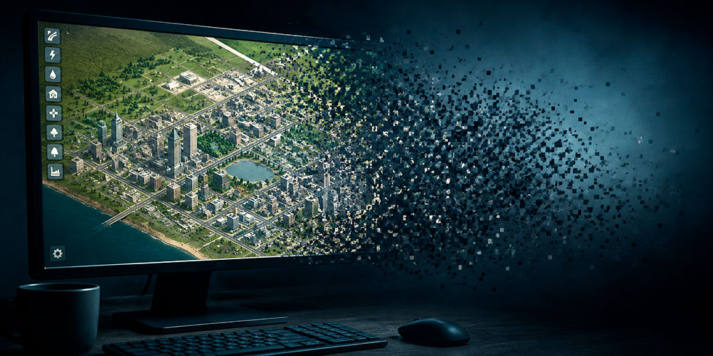 A virtual city