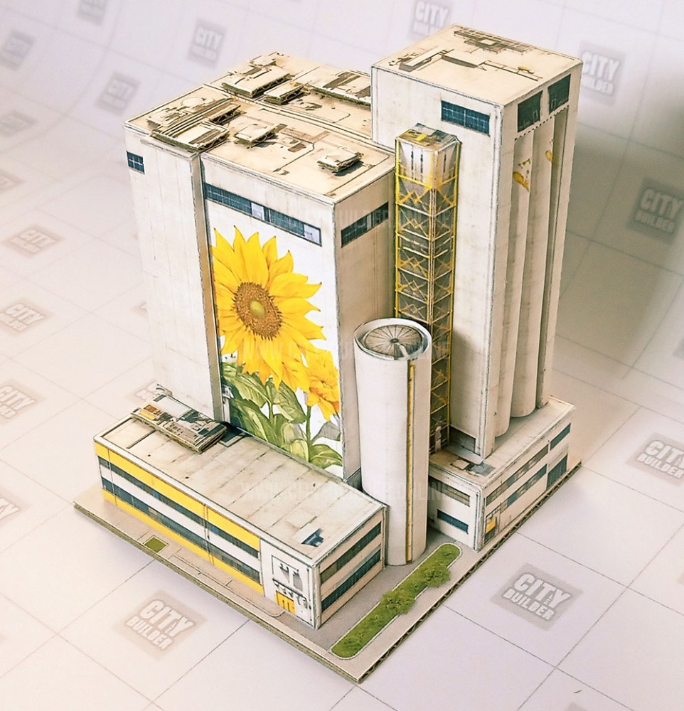 Large Sunflower Seed Storage Facility