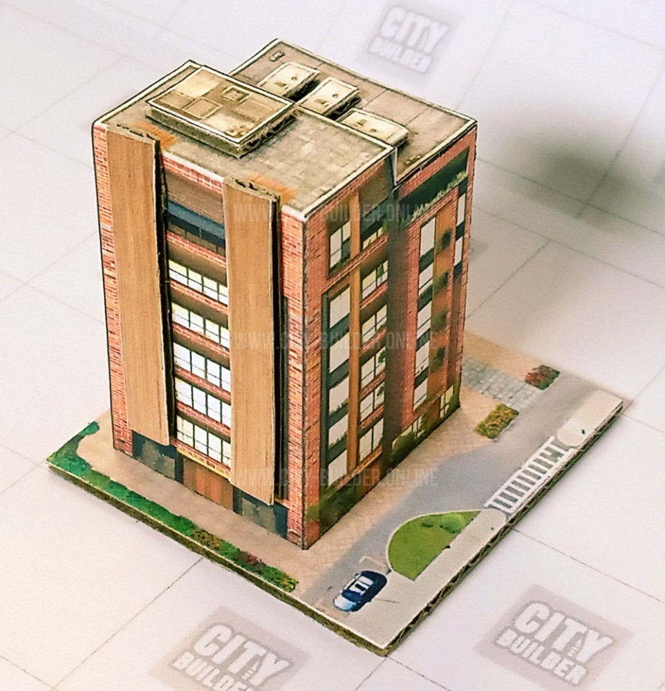 Modern Brick Residential Building
